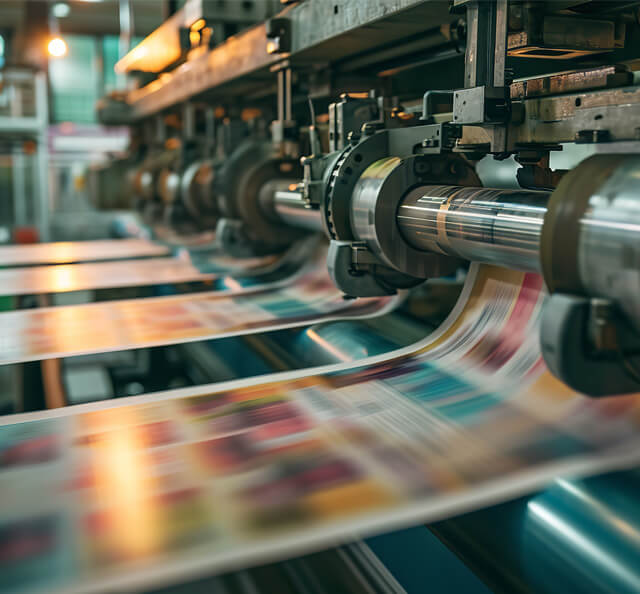 Printing direct mail marketing pieces