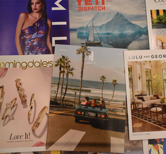 Printed marketing and advertising materials