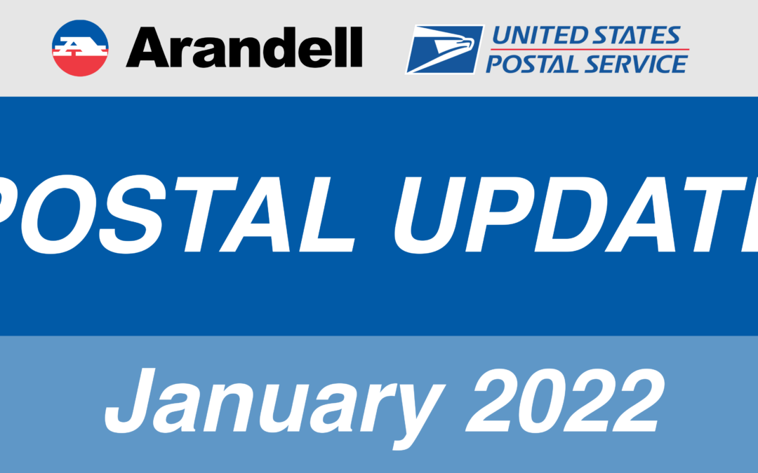 Arandell Postal Update – January 2022